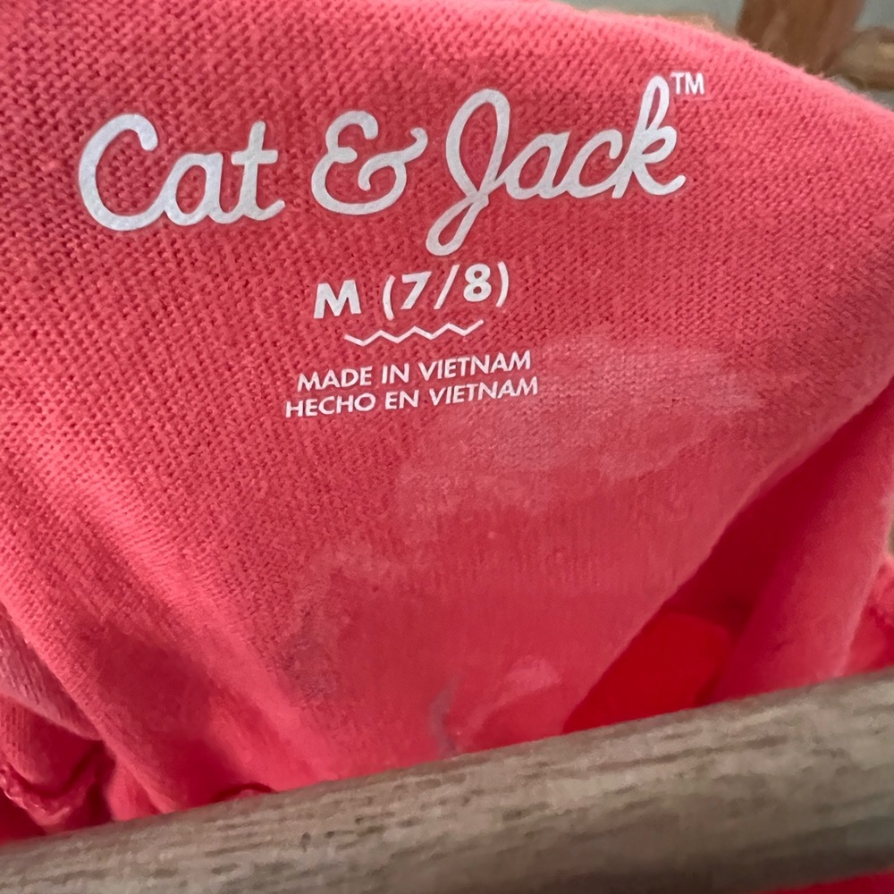 Cat & Jack Girls Flamingo Sundress - Size M (7/8) - Picture 3 of 5